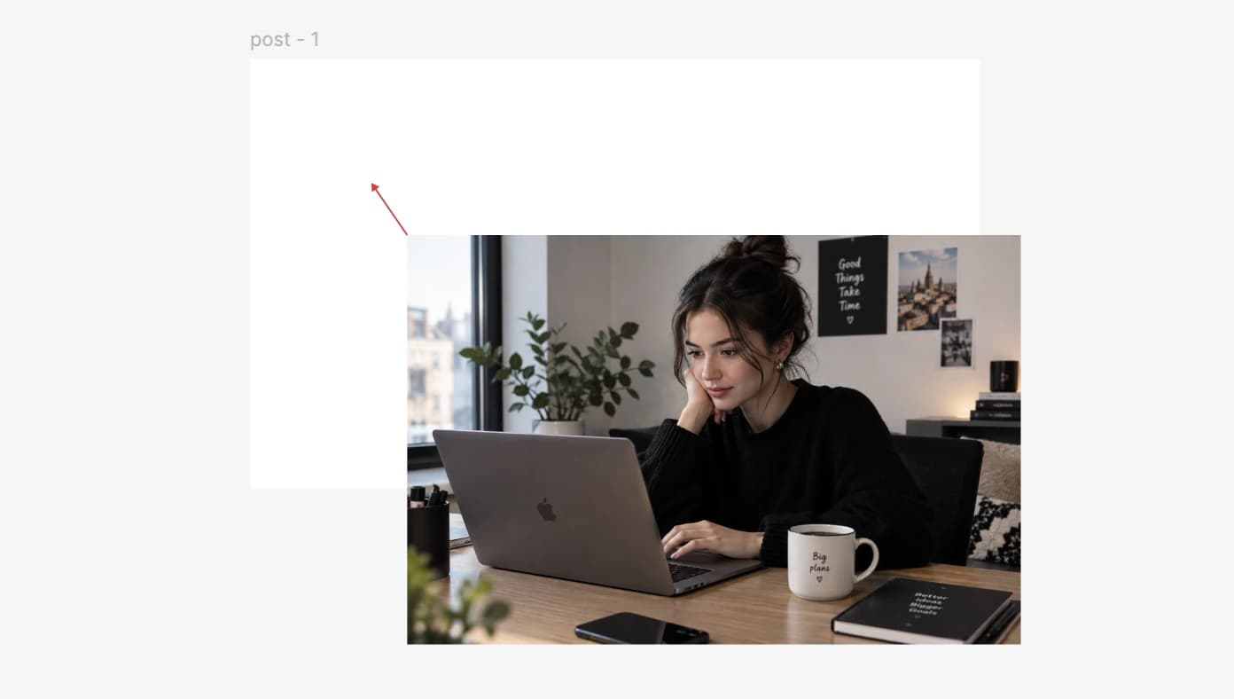 Placing an AI image inside a Canva or Figma frame to strip metadata
